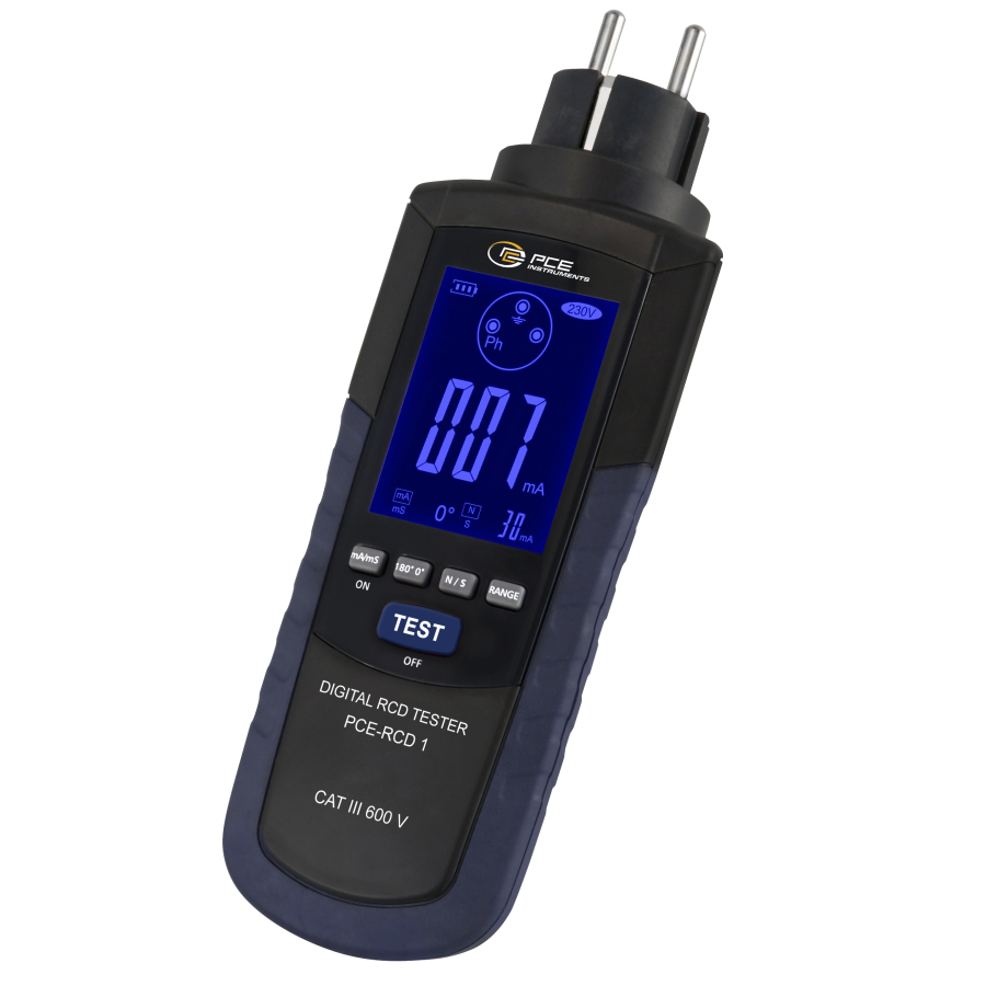 Tester VDE FI/RCD PCE-RCD 1